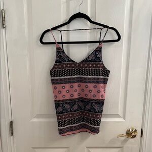 Elegant Pink and Black Women's Blouse